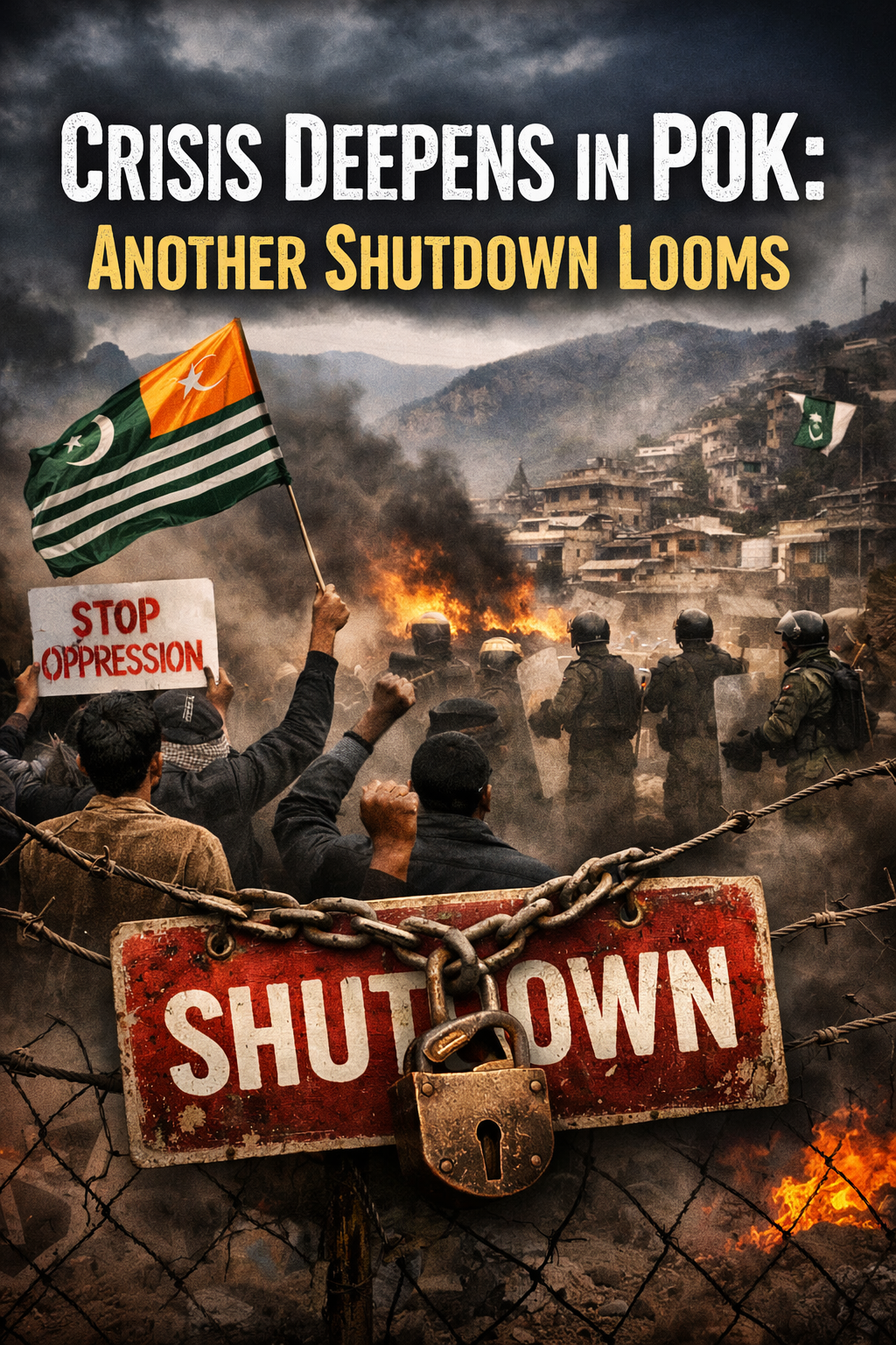 Crisis Deepens in POK: Another Shutdown Looms