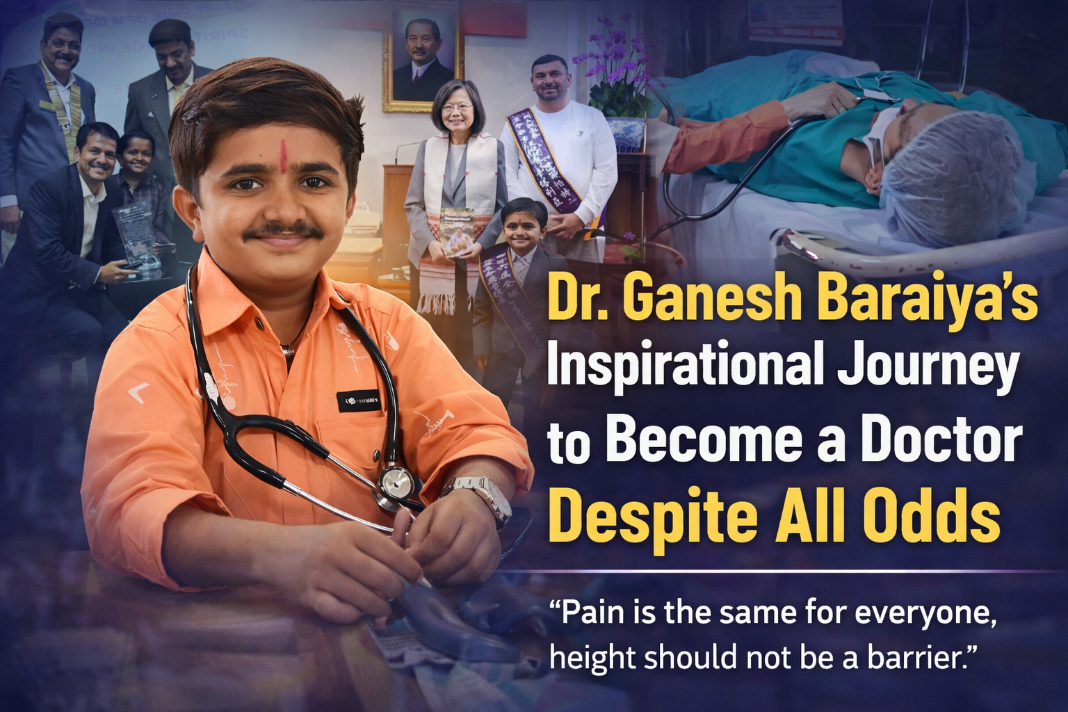 From Circus Offer to Supreme Court Victory: The Inspiring Journey of Dr. Ganesh Baraiya