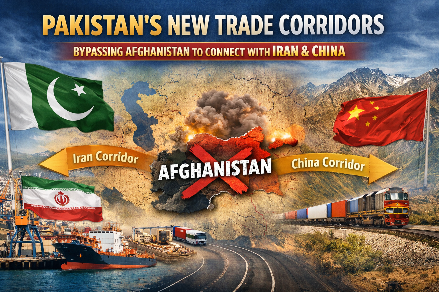 Pakistan Sidelines Afghanistan: New Trade Corridors with Iran & China Redraw Central Asia’s Map