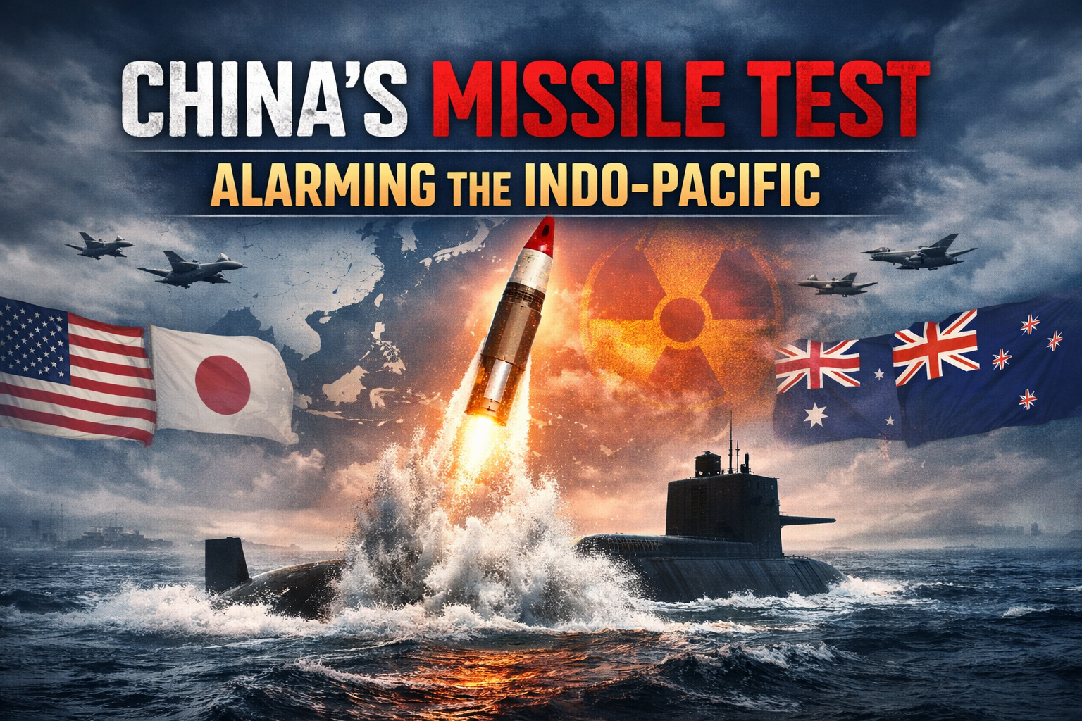 China’s Submarine Missile Test Sparks Indo-Pacific Alarm