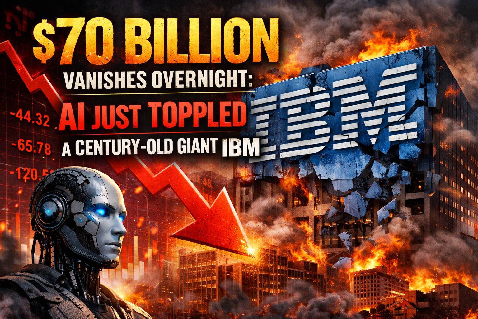 $70 Billion Vanishes Overnight: AI Just Toppled a Century-Old Giant IBM