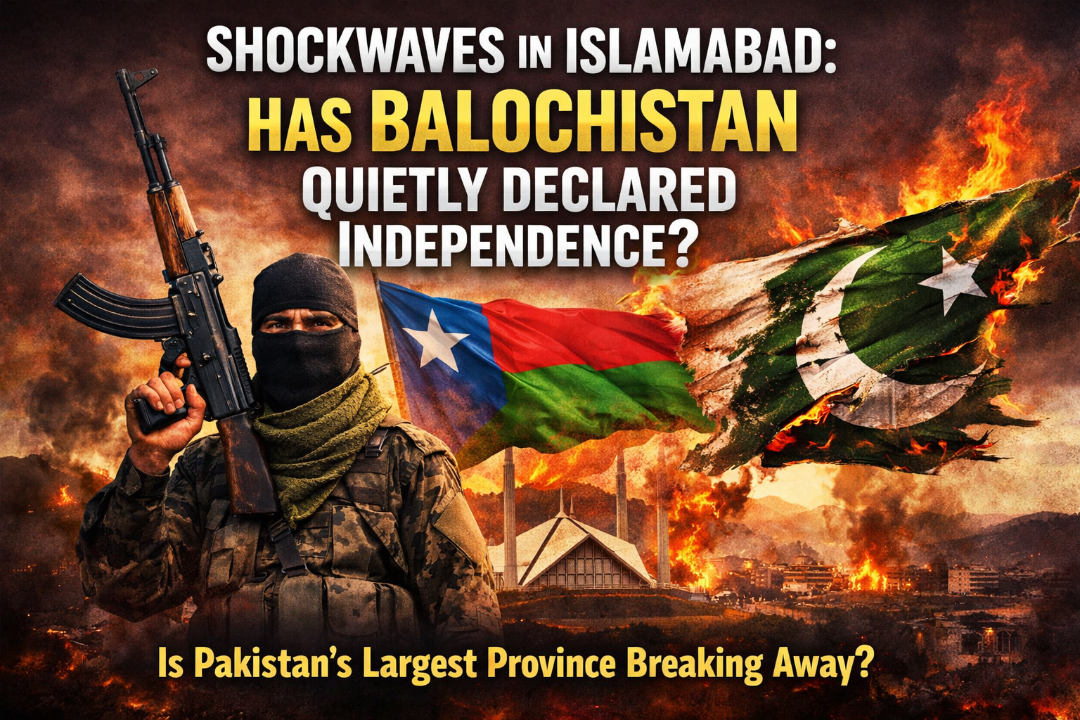 Shockwaves in Islamabad: Has Balochistan Quietly Declared Independence?