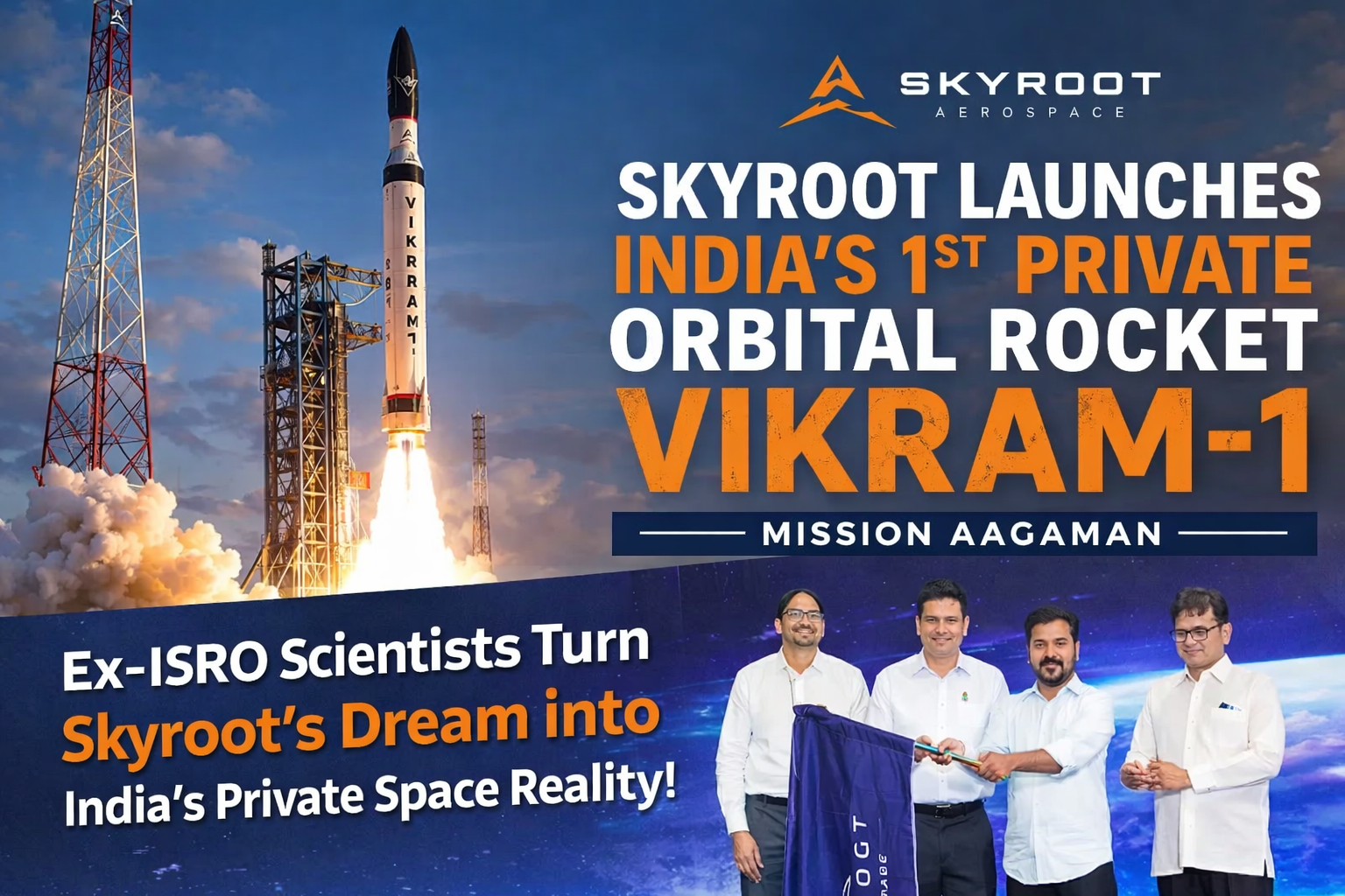 India’s Private Space Revolution: Vikram 1 Marks a Historic Arrival