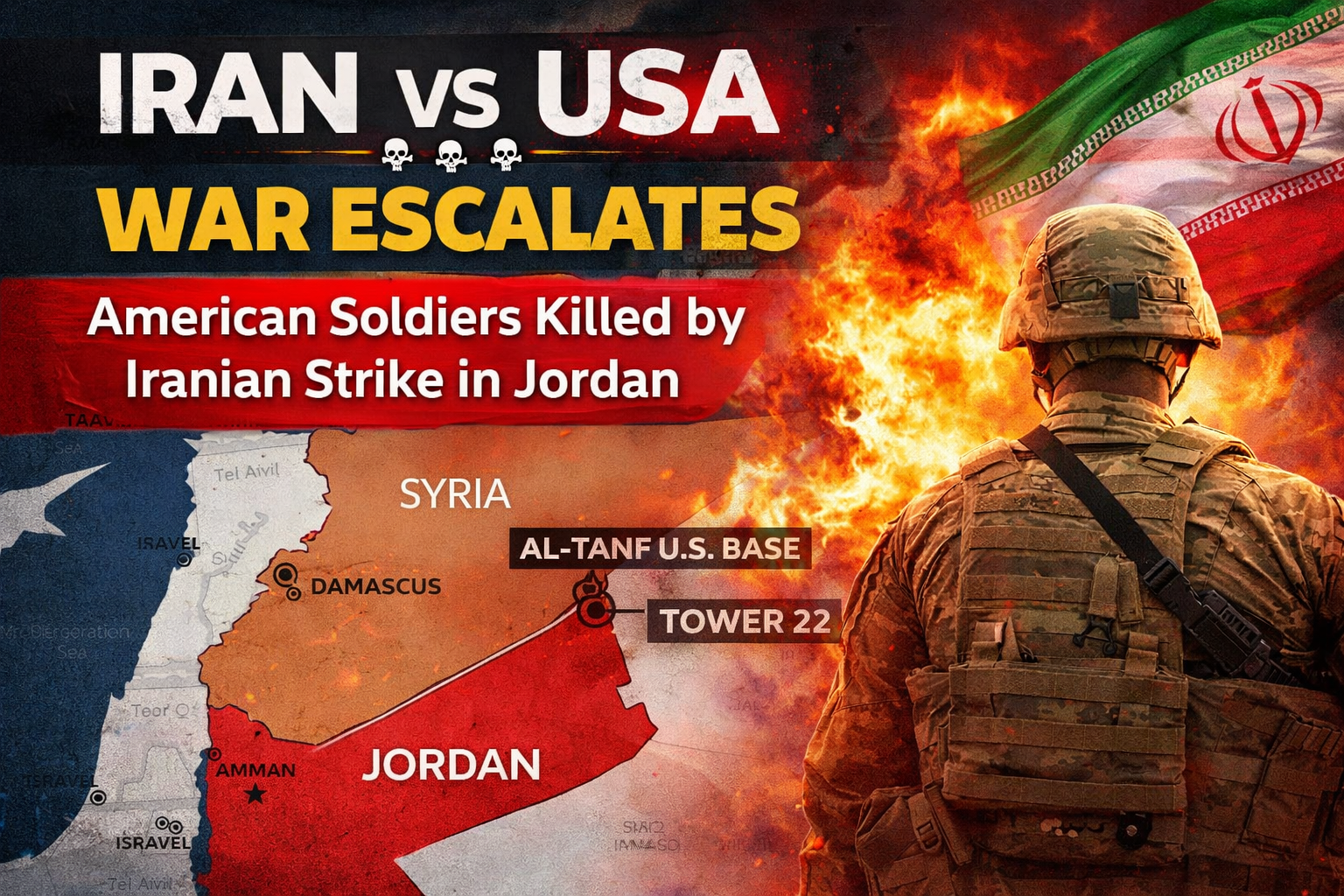Blood for Blood: Iran’s Strike on Jordan Pushes US-Iran War Into Its Deadliest Phase