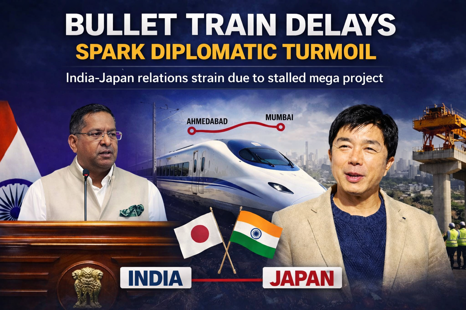 India’s Bullet Train Dream: A Journey Stuck in Slow Motion