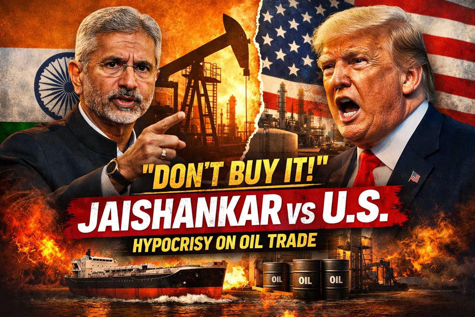 “Don’t Buy It!” – Jaishankar Slams U.S. Hypocrisy on Oil Trade