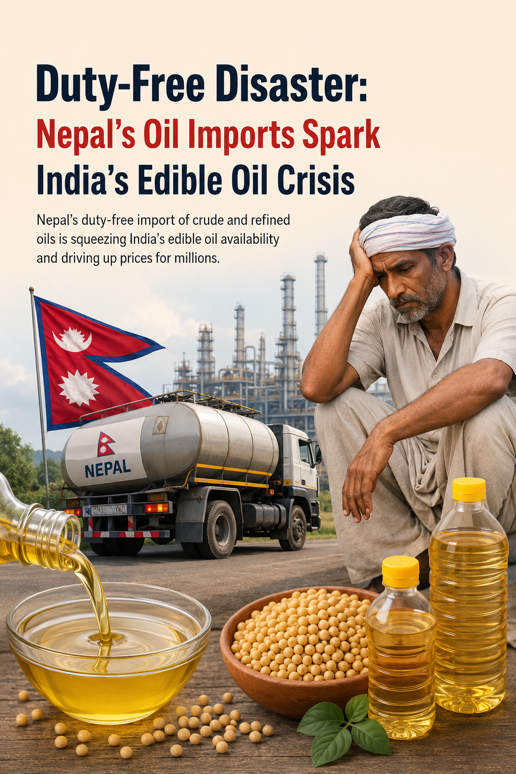 Duty‑Free Disaster: Nepal’s Oil Imports Spark India’s Edible Oil Crisis