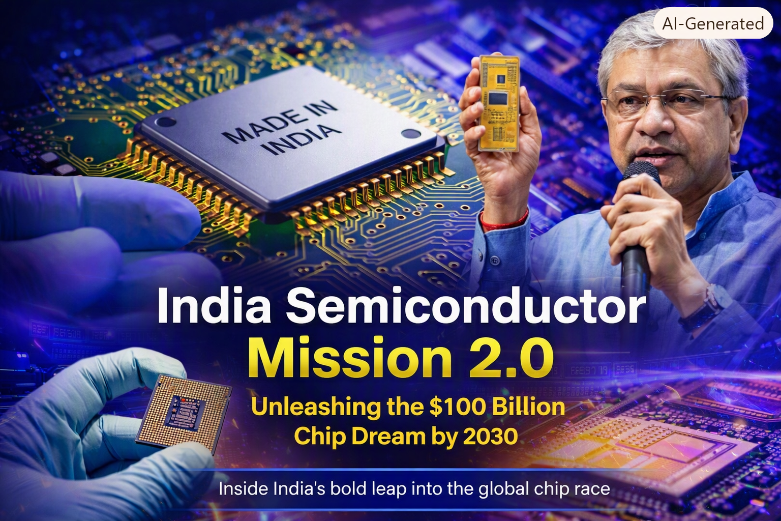 India Semiconductor Mission 2.0: Unleashing the $100 Billion Chip Dream by 2030