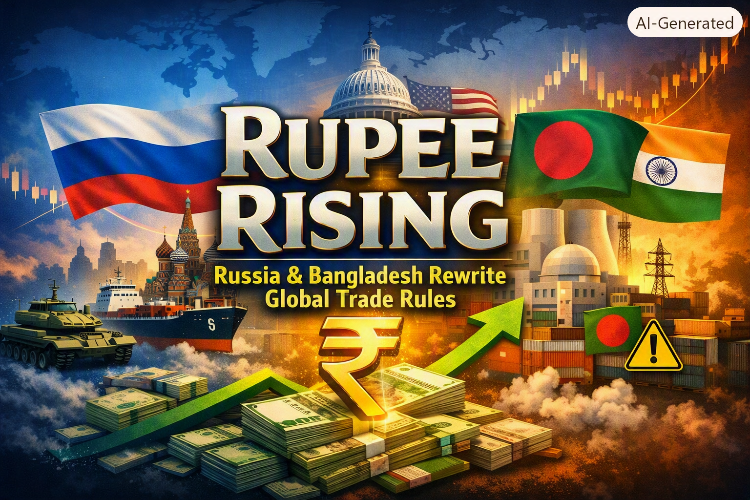 Rupee Rising: How Russia & Bangladesh Could Rewrite Global Trade Rules to Bypass U.S. Sanctions