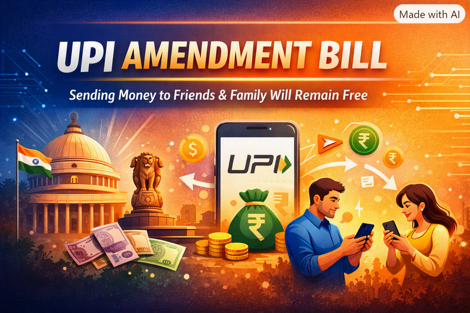 UPI Amendment Bill 2026: Free Payments or Charges Above ₹2000?