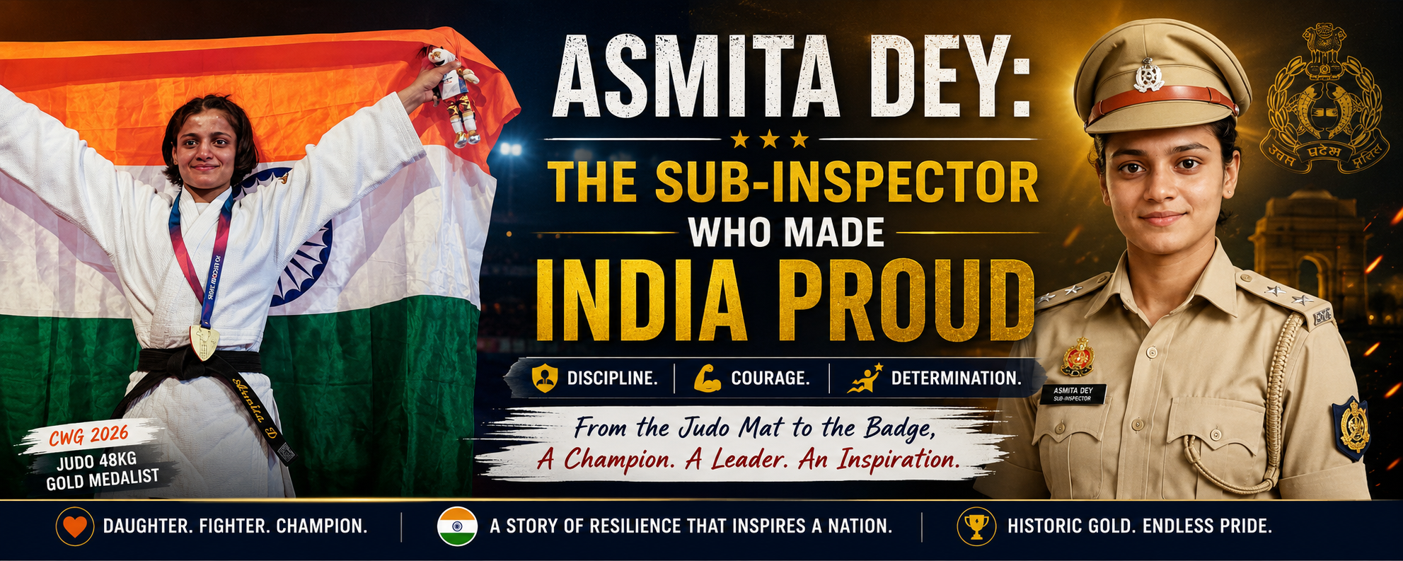 🥇 Asmita De: The Sub-Inspector Who Made India Proud