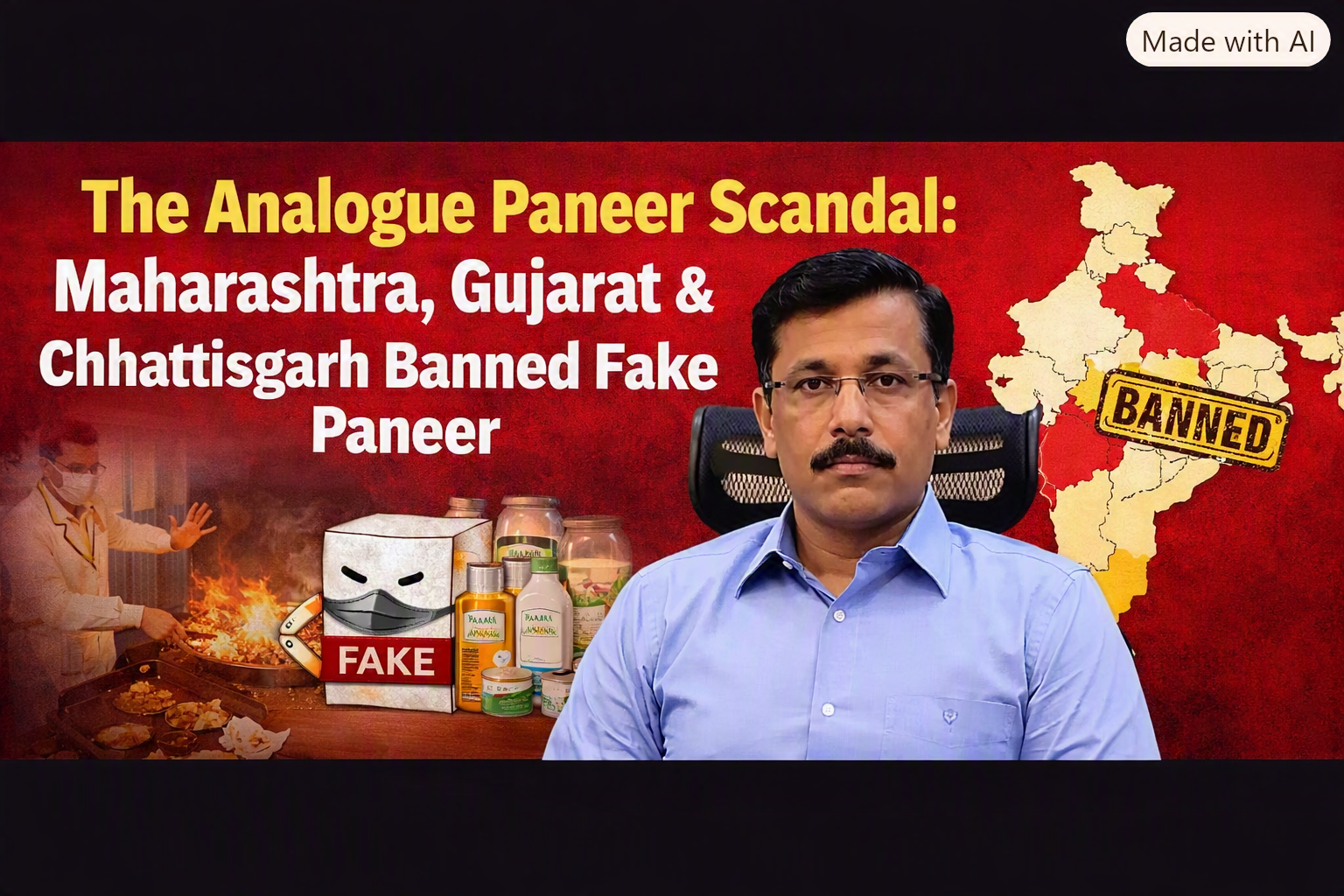 🧀 The Analogue Paneer Scandal: Why Maharashtra, Gujarat and Chhattisgarh Ban Fake Paneer?