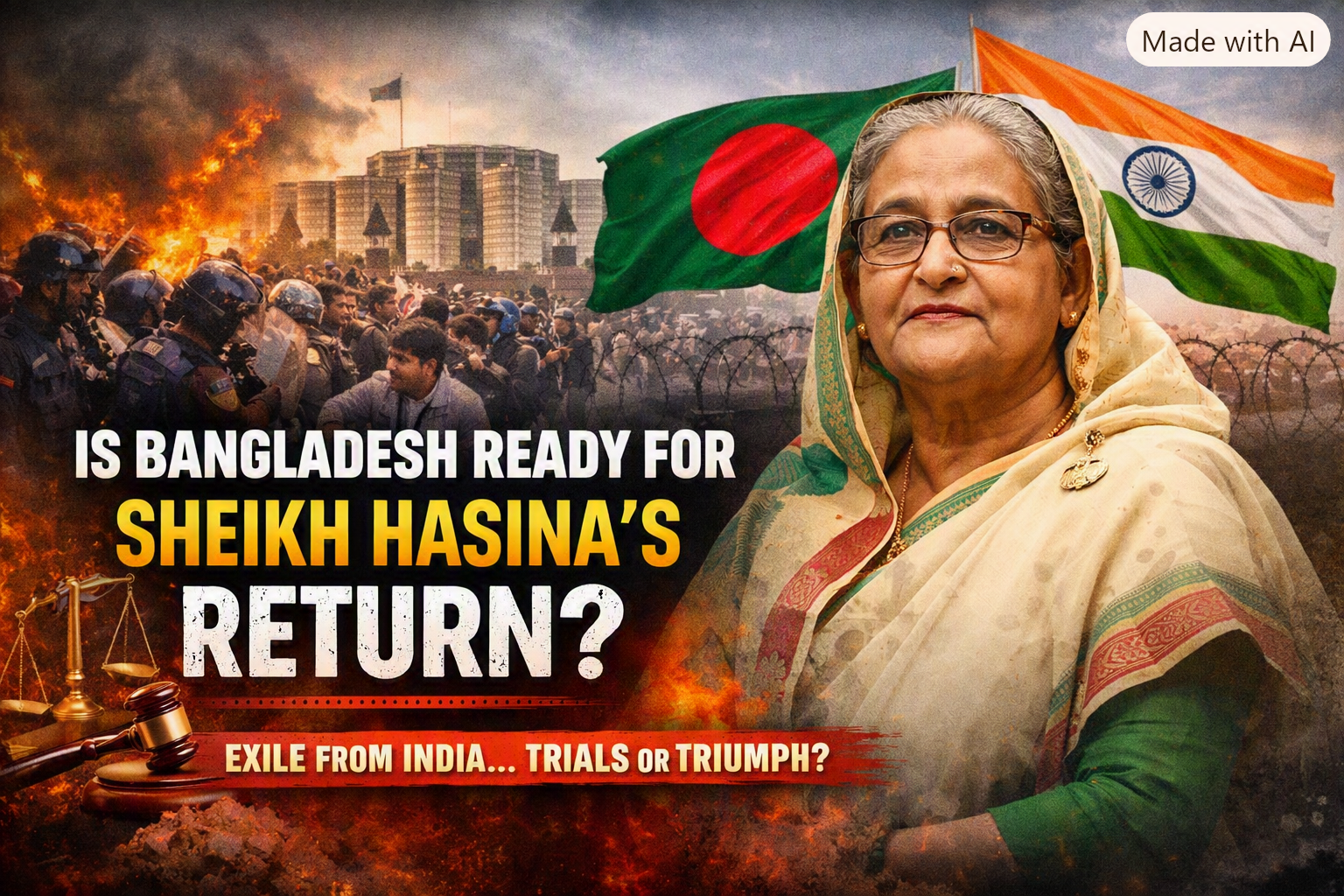 🚨 Exile to Return: Is Bangladesh Ready for Sheikh Hasina’s Comeback From India? Here’s What the Former PM Has Said