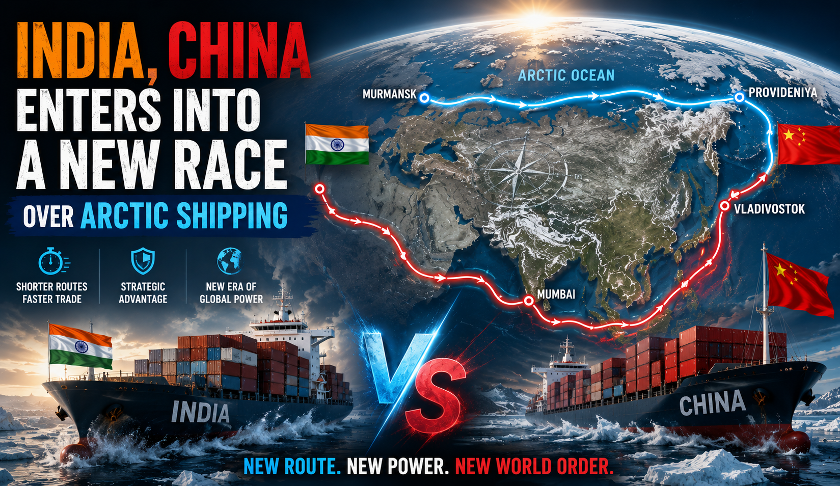 🚢 Arctic Shortcut: China’s 20 Day Voyage to Europe via Russia’s Northern Sea Route - But There’s a Catch