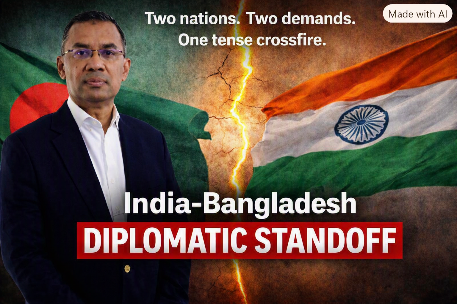 🚨 Bangladesh Sets Conditions: Diplomatic Crossfire Over PM Tarique Rahman’s India Visit