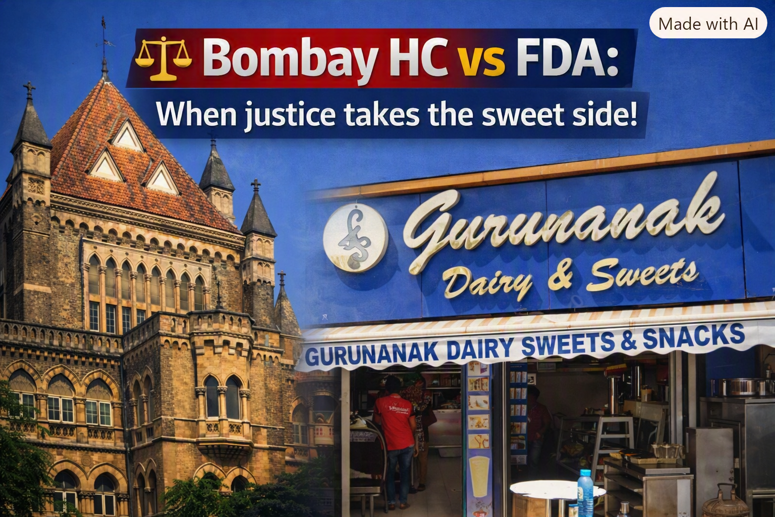 ⚡ Bombay HC Slams FDA: Sweet Shop Wins ₹5 Lakh Relief