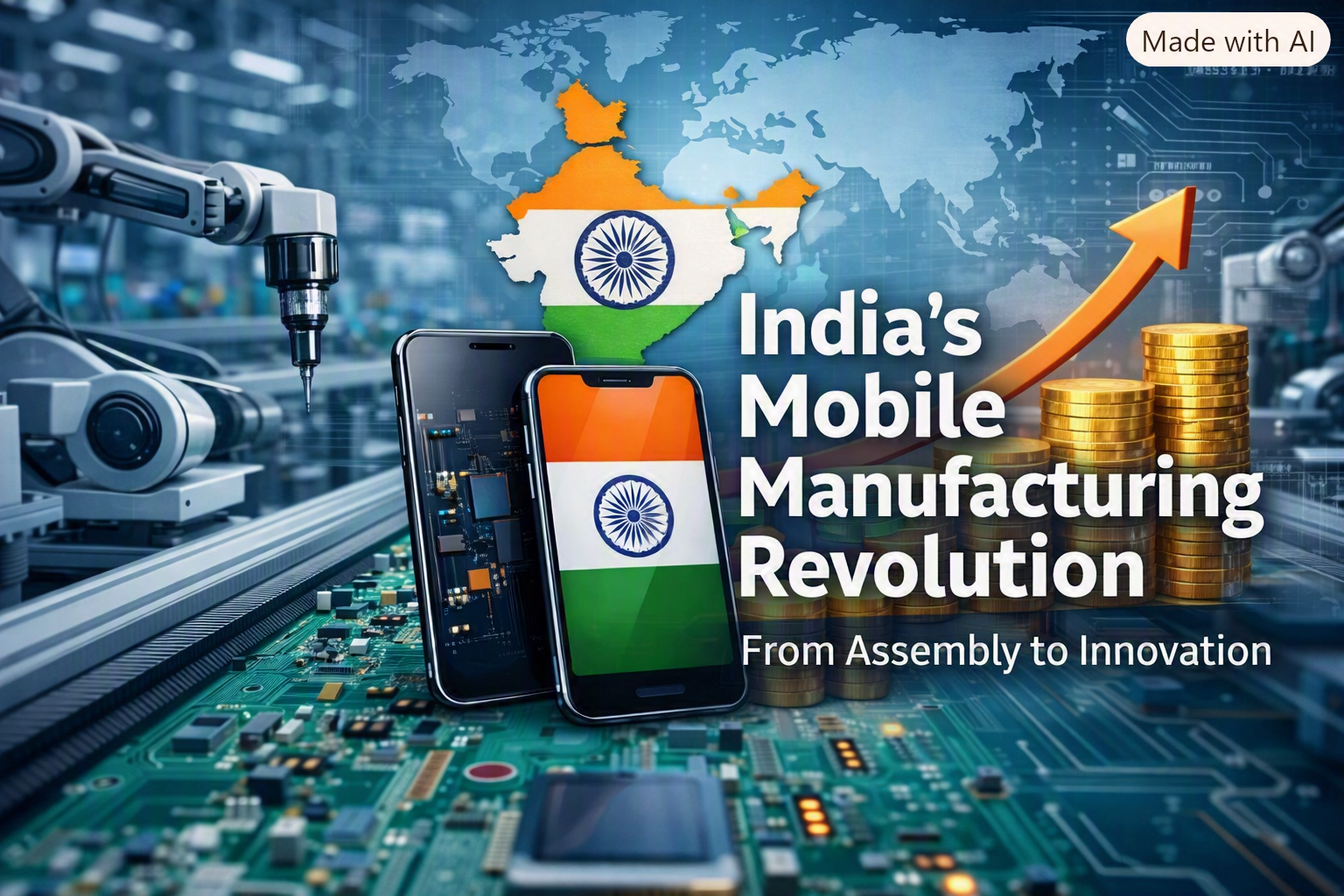 📱 India’s ₹62,500 Crore Mobile Manufacturing Revolution: From Assembly to Innovation