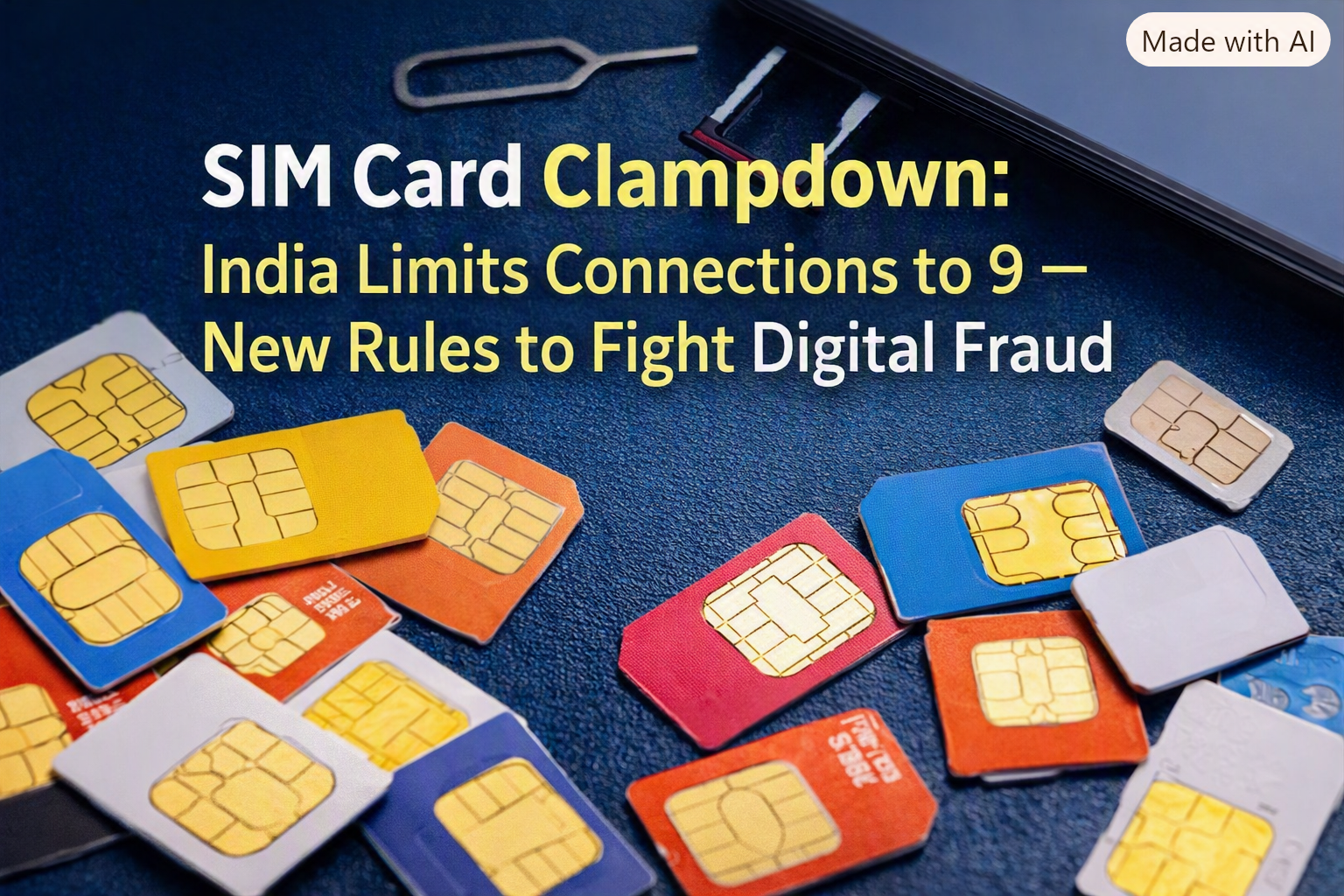 SIM Card Clampdown: India Limits Connections to 9 - New Rules to Fight Digital Fraud
