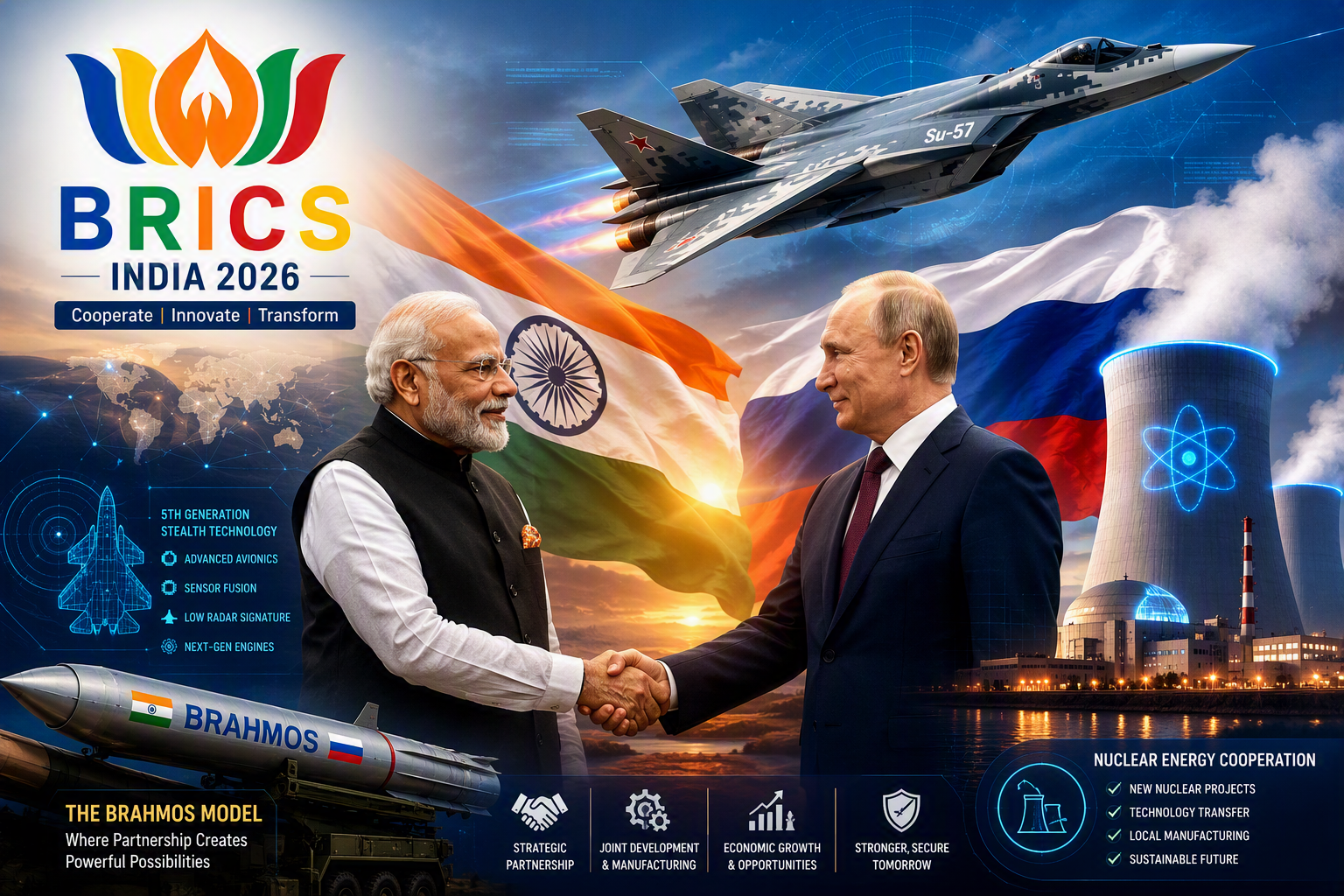 BRICS 2026 Bombshell: Is India About to Unlock Russia’s Most Advanced Military and Nuclear Technologies?