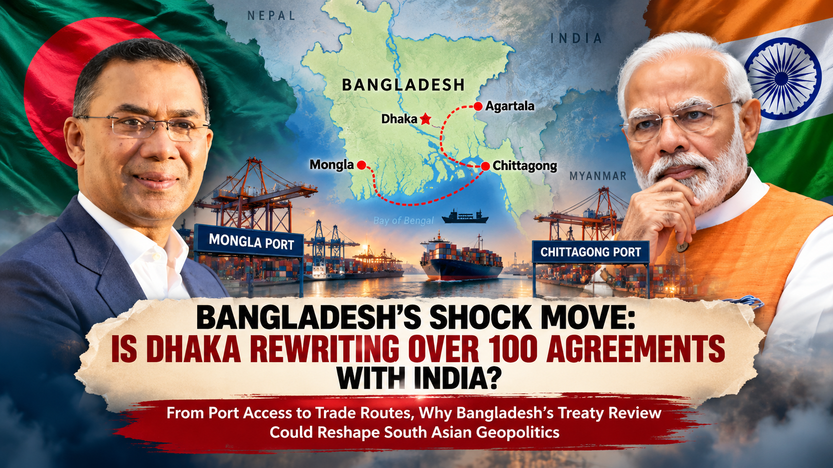 Bangladesh’s Shock Move: Is Dhaka Rewriting Over 100 Agreements with India?