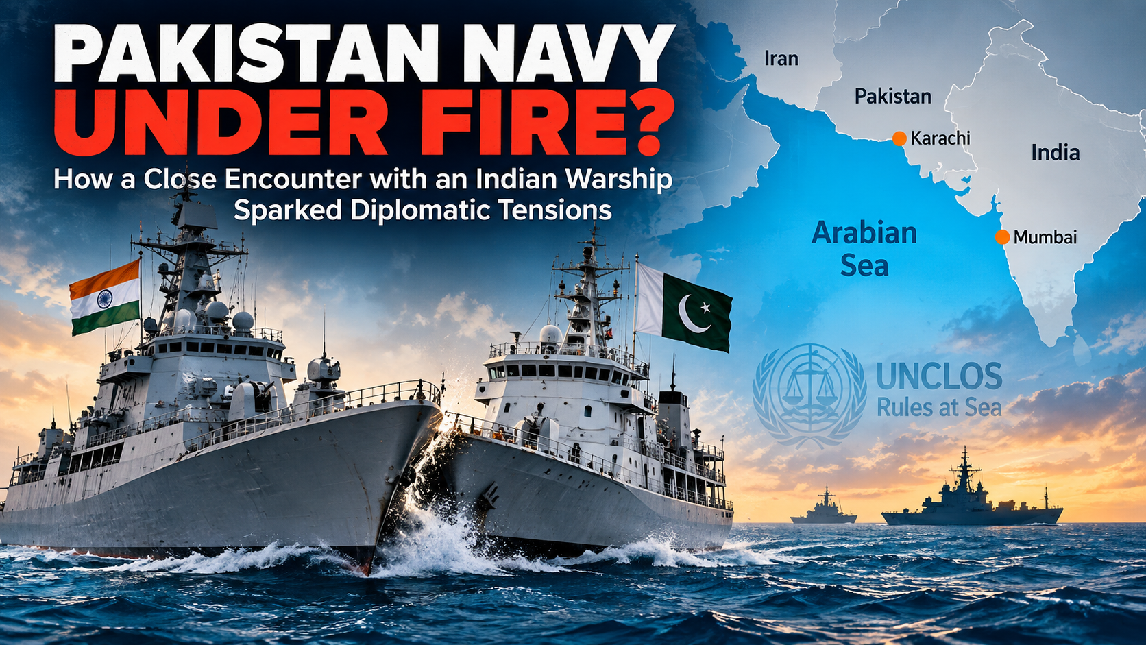 Pakistan Navy Under Fire? How a Close Encounter with an Indian Warship Sparked Diplomatic Tensions