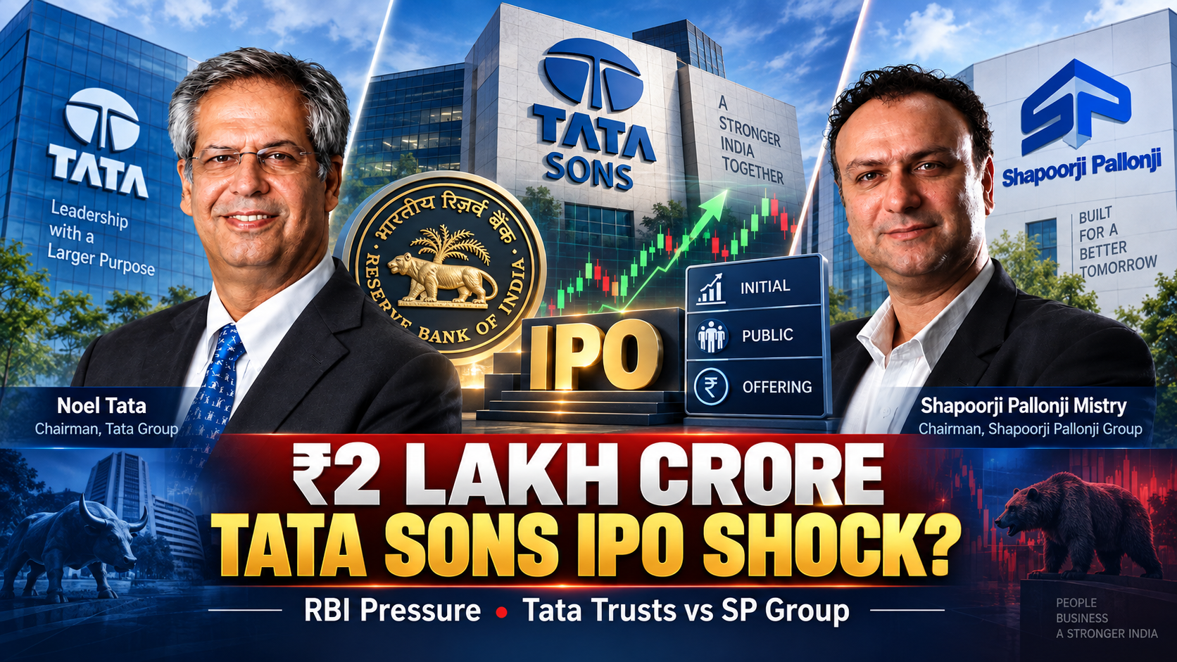 ₹2 Lakh Crore Tata Sons IPO Shock? RBI’s Tough Stand Ignites a Battle Between Tata Trusts and SP Group
