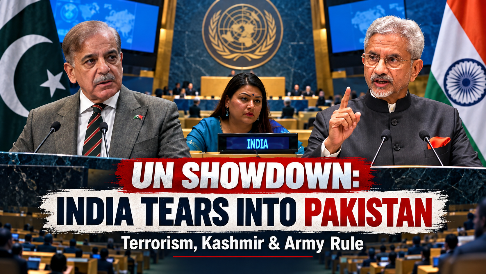 UN Showdown: India Tears Into Shehbaz Sharif’s UNGA Claims, Rips Pakistan Over Terrorism, Kashmir & Army Rule