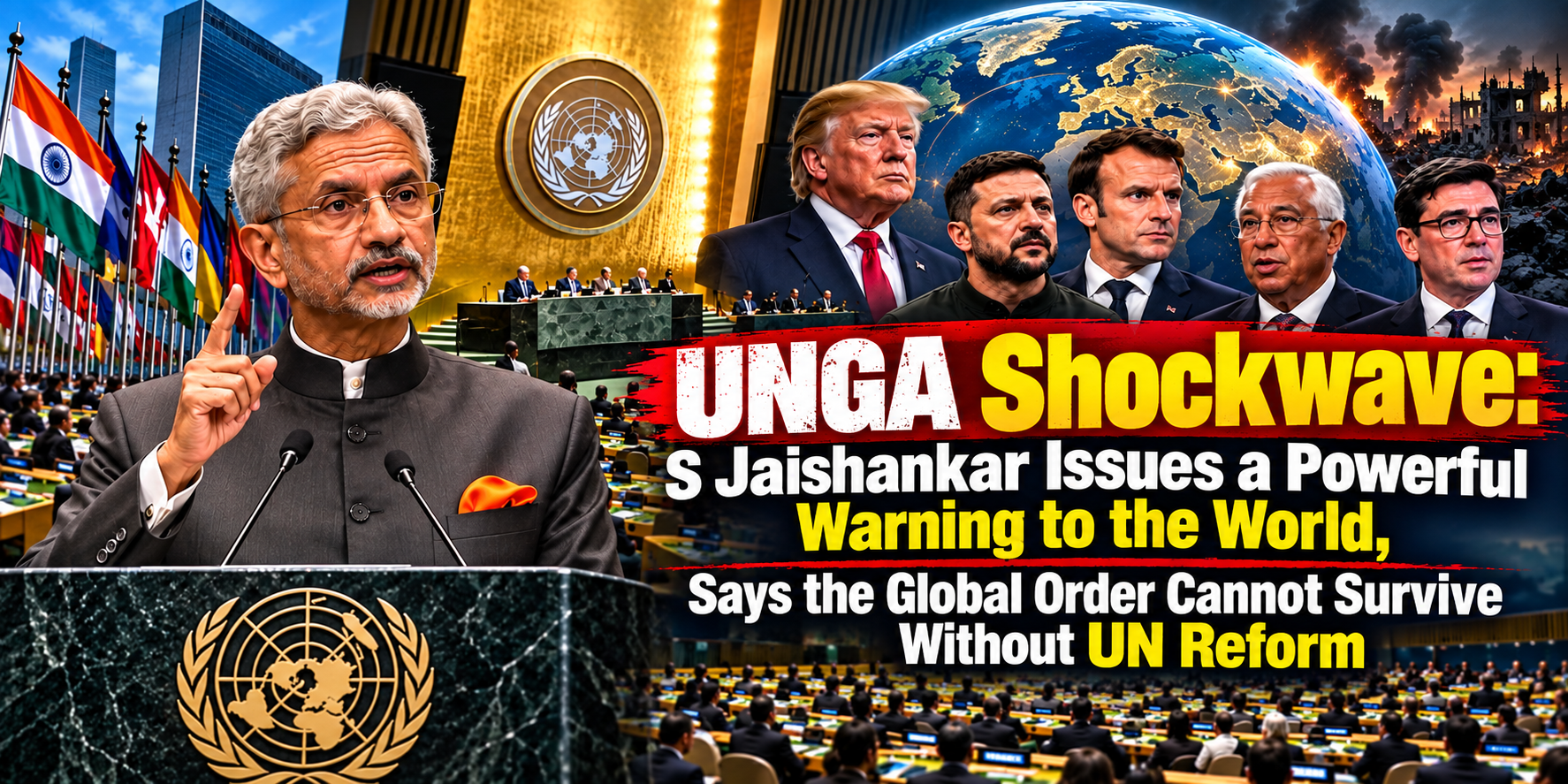 UNGA Shockwave: S Jaishankar Issues a Powerful Warning to the World, Says the Global Order Cannot Survive Without UN Reform
