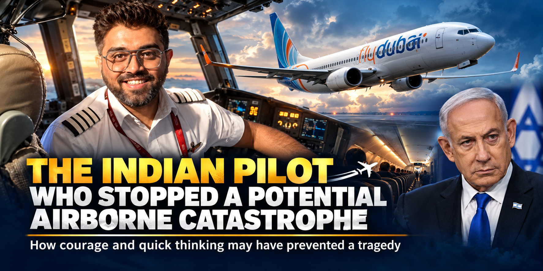 The Indian Pilot Who Stopped a Potential Airborne Catastrophe: Hailed as a Hero Across the World