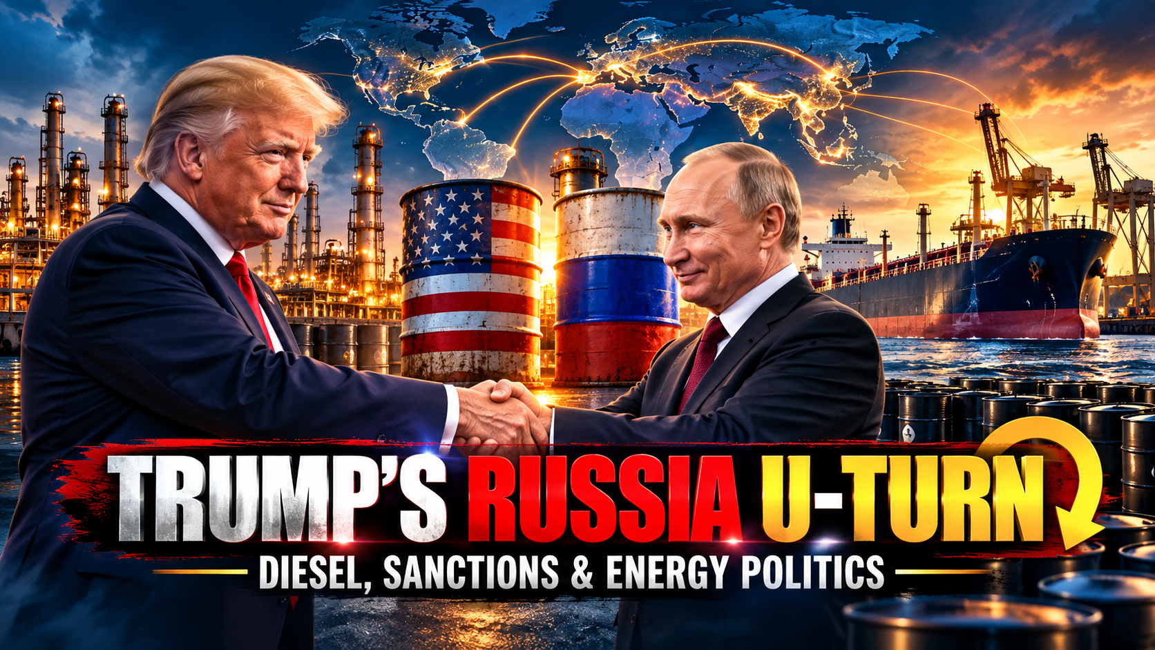 🚨 Trump’s Stunning Russia U-Turn: After Years of Criticizing India, Is America Now Buying Russian Diesel?